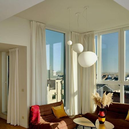 Stijlvolle En Lichtrijke Design Penthouse Met Prachtig Uitzicht Te Wenduine Apartment De Haan Luaran gambar