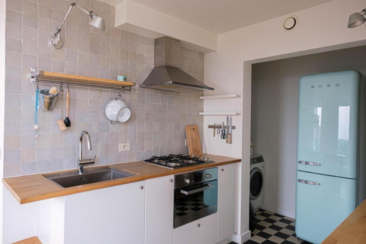 Stijlvolle En Lichtrijke Design Penthouse Met Prachtig Uitzicht Te Wenduine Apartment De Haan Luaran gambar