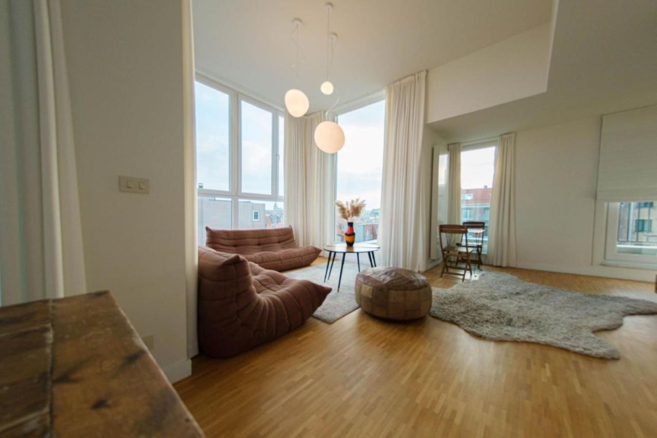 Stijlvolle En Lichtrijke Design Penthouse Met Prachtig Uitzicht Te Wenduine Apartment De Haan Luaran gambar
