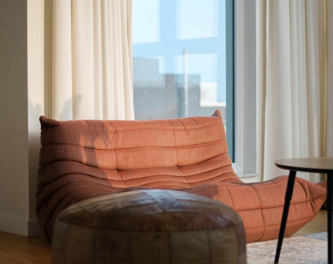 Stijlvolle En Lichtrijke Design Penthouse Met Prachtig Uitzicht Te Wenduine Apartment De Haan Luaran gambar